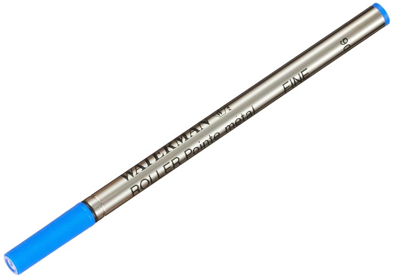 Waterman إعادة تعبئة قلم رولربول ووترمان، طرف رفيع بحبر أزرق، 1 قطعة - Image 4