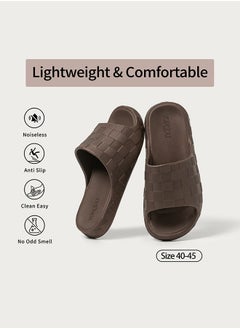 YORGOU Bathroom Slippers For Men and Women Non-Slip Quick Drying Shower Shoes Comfortable And Soft Sole Slide On Sandal  - Image 3