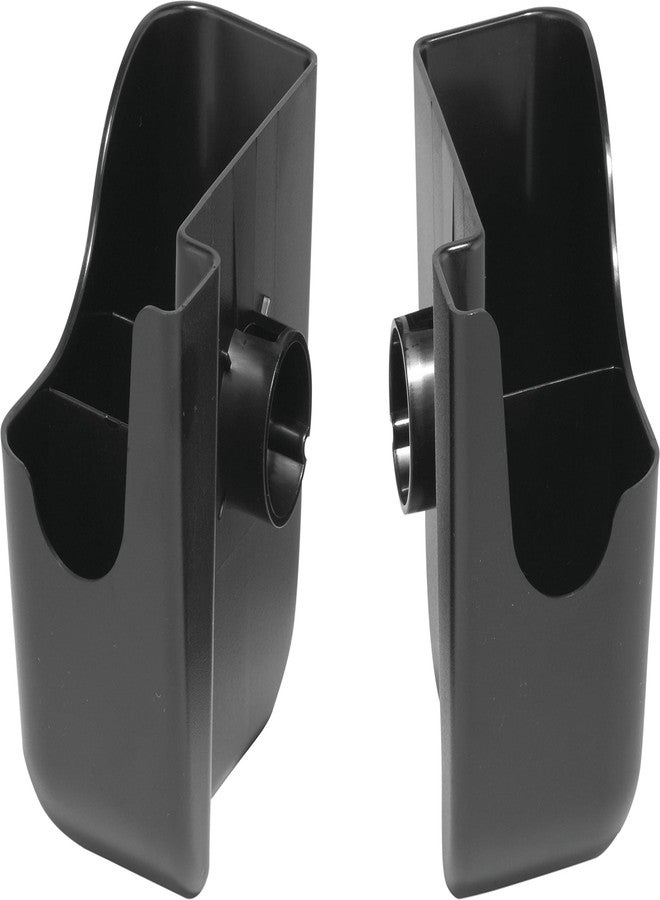 San Jamar Dome Garnish Caddies Attachable Trays for Kitchen, Bar, and Restaurants, Plastic, 5.25 Inches, Black - Image 1