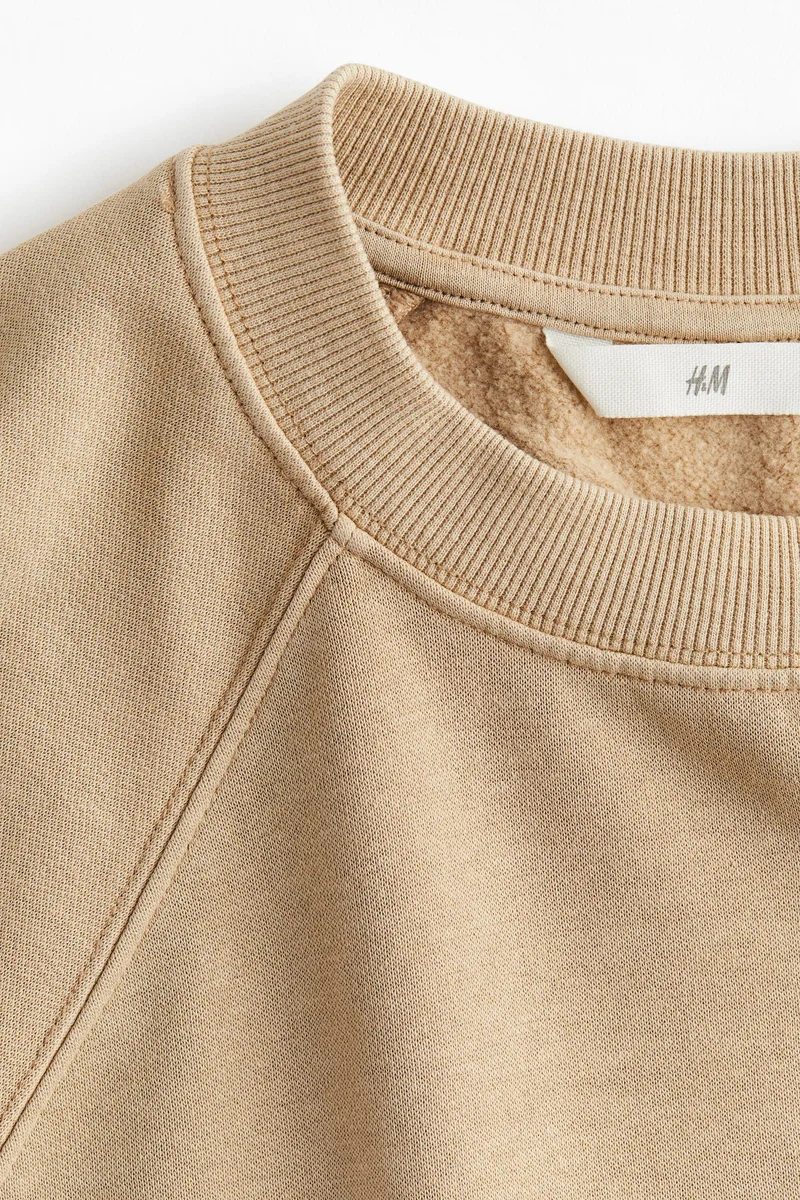 اتش اند ام سويت شيرت بأكمام رغلان