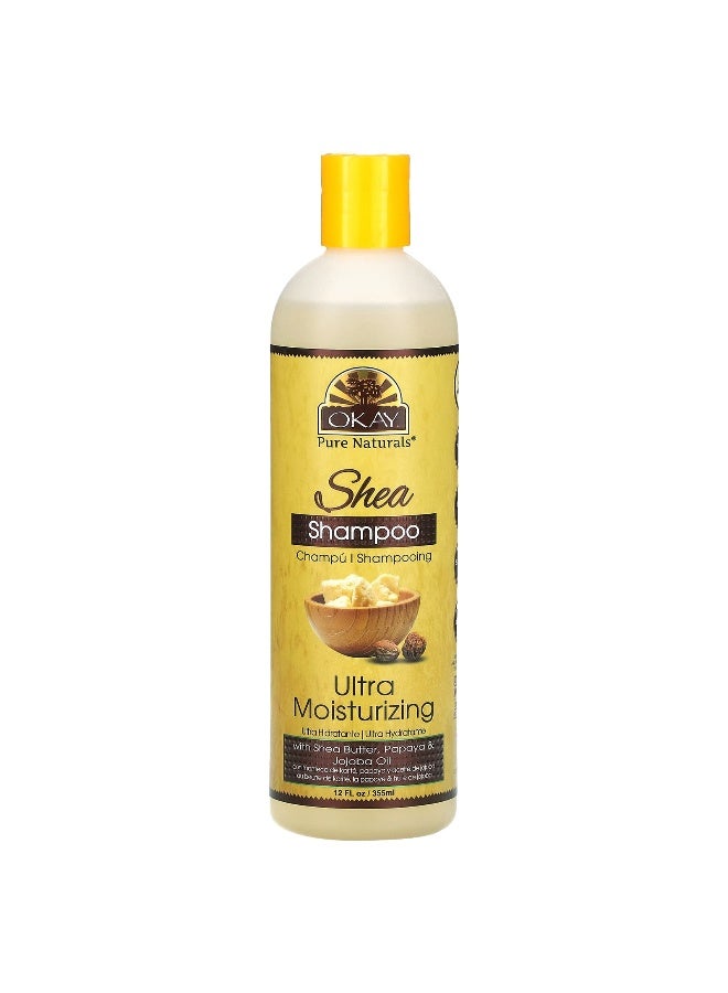 Okay Pure Naturals Okay Pure Naturals, Shea Shampoo, Ultra Moisturizing , 12 fl oz (355 ml) - Image 1