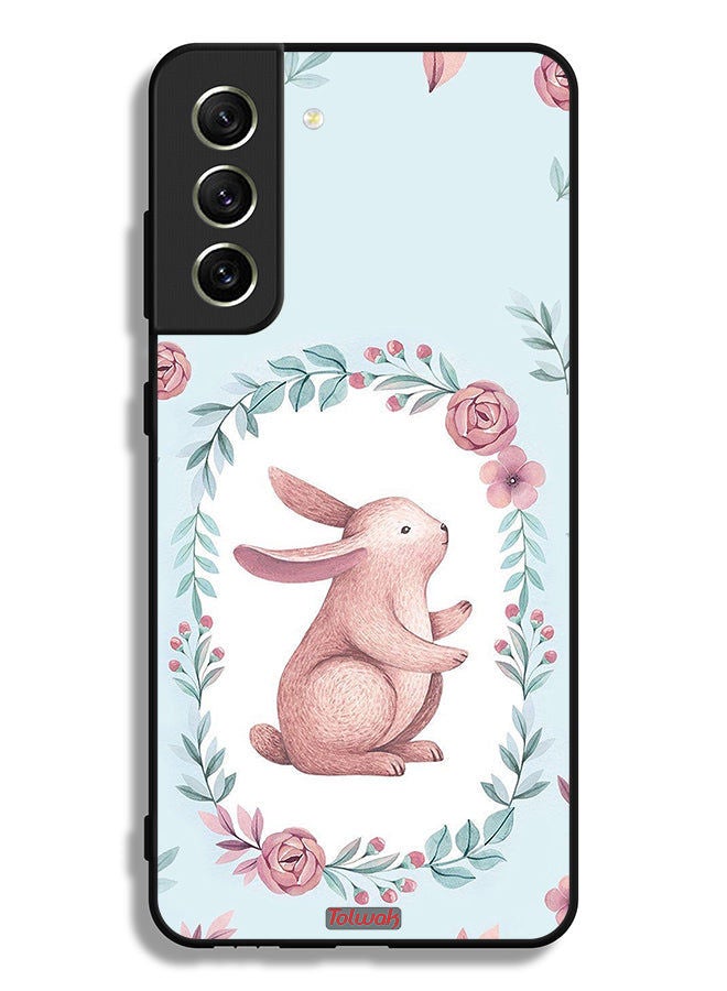 Tolwak Samsung Galaxy S21 FE 5G Protective Case Cover Rabbit - Image 3