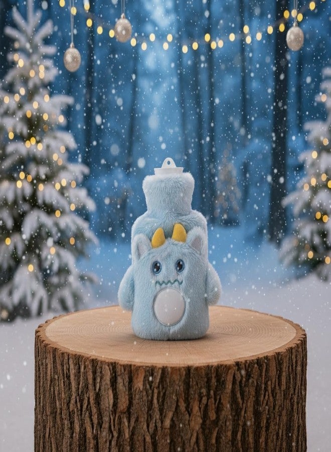 ODMART Cartoon Hot Water Bag 1000ml - Soft Plush Cover, Portable Hand Warmer, Durable Hot Water Bottle for Pain Relief & Winter Warmth - Image 2