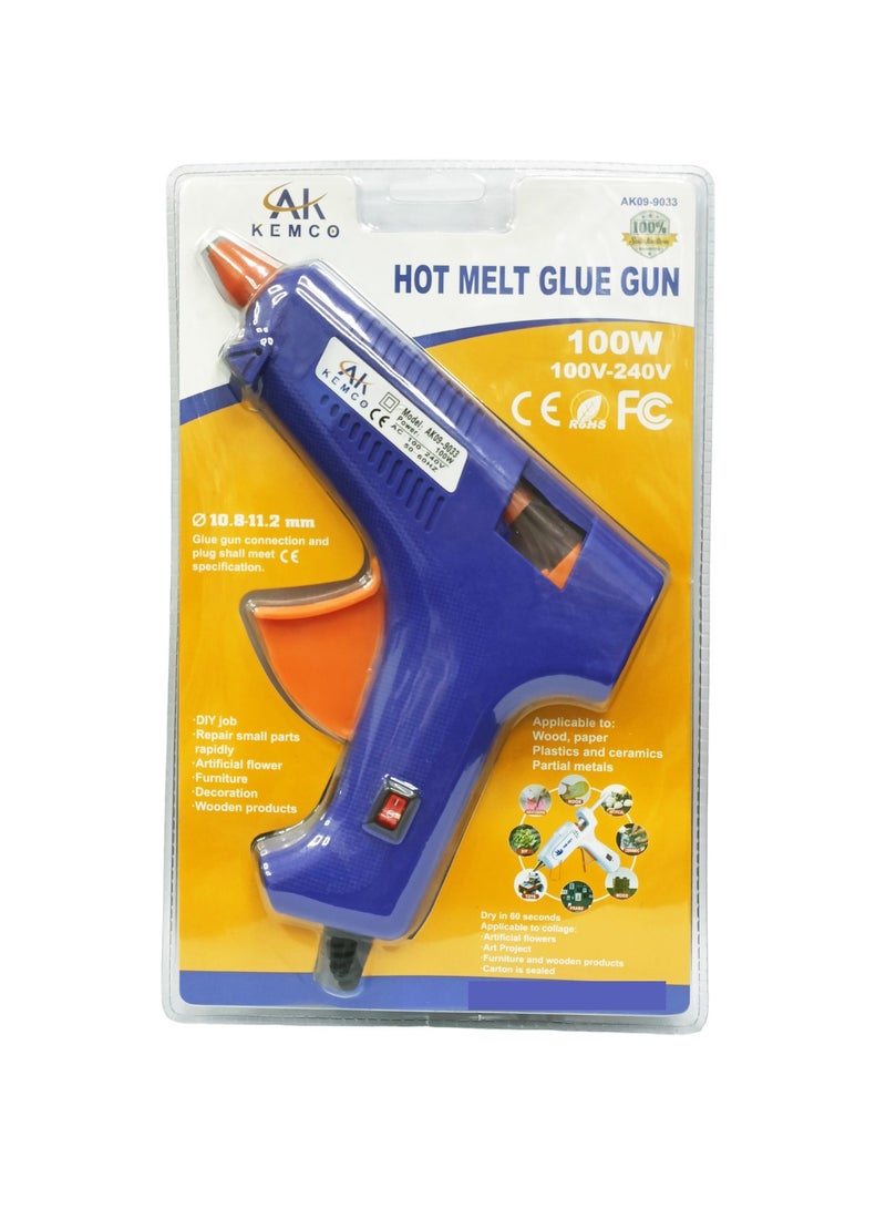 AK KEMCO Kemco Glue Gun for DIY Repairs and Decorations with 100 W - Image 1