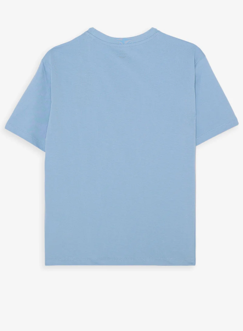 ريبلز مع نمشي Boys Drop Shoulder Tee