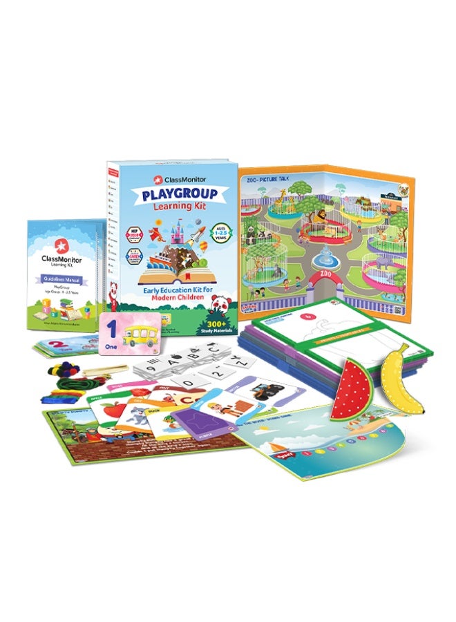 classmonitor Playgroup Language_Skills Education Learning Kit With Free Mobile App With 300+ Worksheet & Flash Cards & Worksheet For Kids. - Image 5
