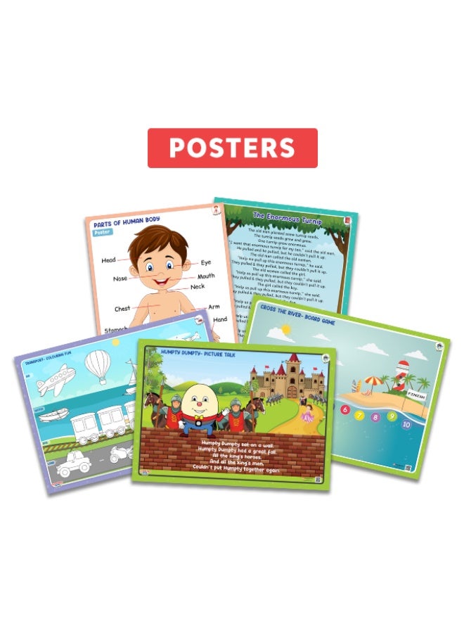 classmonitor Playgroup Language_Skills Education Learning Kit With Free Mobile App With 300+ Worksheet & Flash Cards & Worksheet For Kids. - Image 3