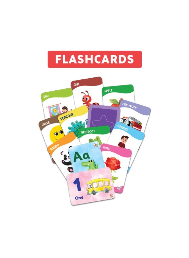 classmonitor Playgroup Language_Skills Education Learning Kit With Free Mobile App With 300+ Worksheet & Flash Cards & Worksheet For Kids. - Image 4