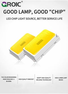 GROIC LED Garage Light, Solar Work Lights for Shed, Ceiling Light with 4 Adjustable Metal Panels, Remote Control Shop Basement Workshop Warehouse Attic(E26/E27)  - Image 5