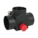 Copgge 75mm Diesel Heater Duct Connector Parking Heater Air Duct Connector Ducting Pipe Connector 5 Gear Adjustable Valve Compatible with Eberspacher Webasto Diesel Auxiliary Heater 5KW - Image 2