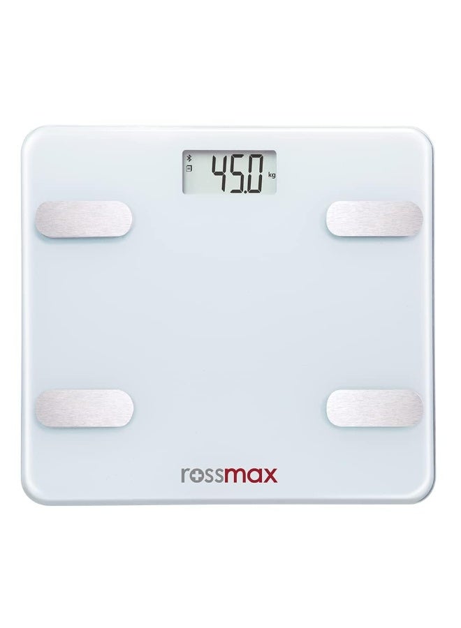 روزماكس ميزان Rossmax WF262BT الذكي لتحليل مكونات الجسم والاتصال عبر البلوتوث، مزود بتطبيق لياقة بدنية ذكي وميزة تحليل دهون الجسم. - Image 2