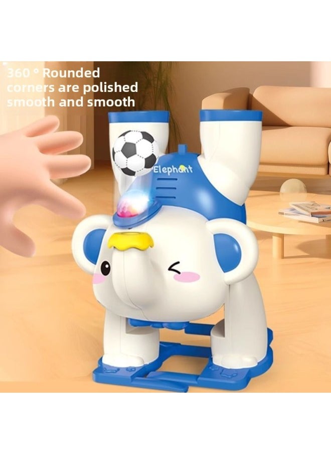 Generic Baby Toys For Children 0-1 Years Old Suspension Ball Coax Baby Artifact A Baby 2 To 3 Years Old 6 Months Old 12 Early Education Puzzle-Color:[great Value Combination] Inverted Blowing Ball Elephant-blue + Tumbling Monkey  - Image 5