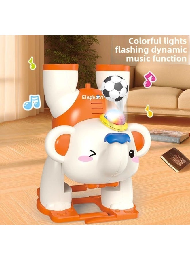 Generic Baby Toys For Children 0-1 Years Old Suspension Ball Coax Baby Artifact A Baby 2 To 3 Years Old 6 Months Old 12 Early Education Puzzle-Color:[great Value Combination] Inverted Blowing Ball Elephant-blue + Tumbling Monkey  - Image 4