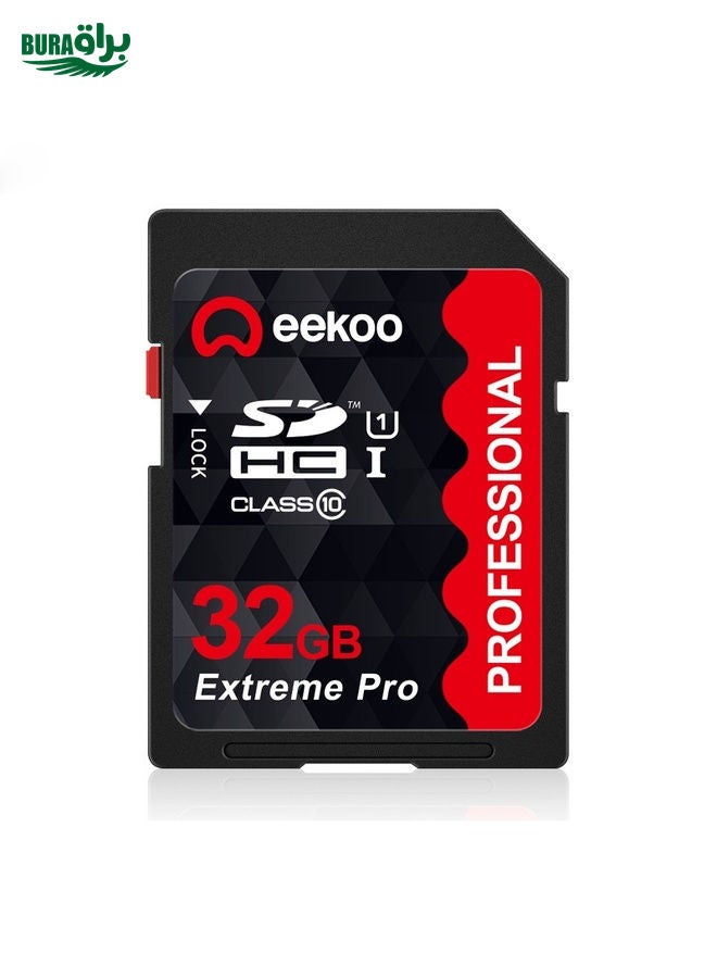BURAQ eekoo 32GB High Speed Class 10 SD Memory Card for All Digital Devices with SD Card Slot - Image 1