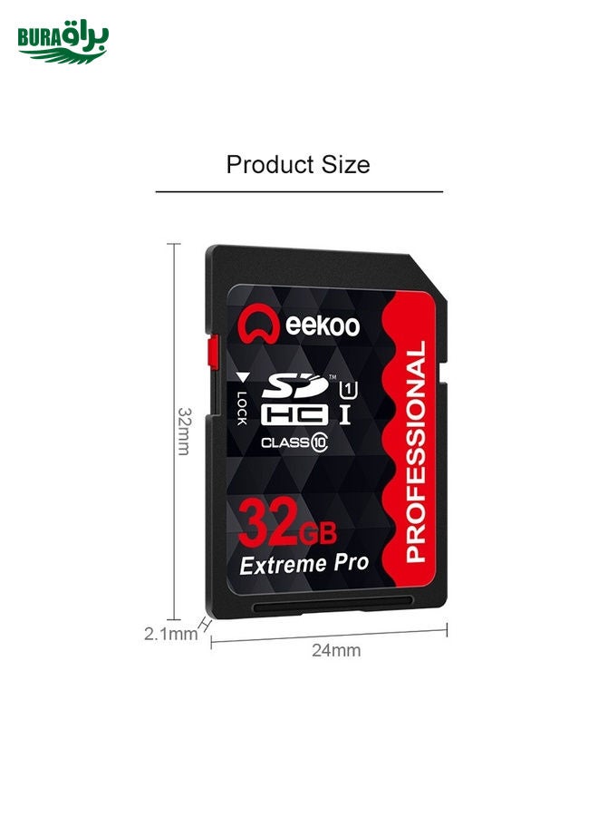 BURAQ eekoo 32GB High Speed Class 10 SD Memory Card for All Digital Devices with SD Card Slot - Image 3