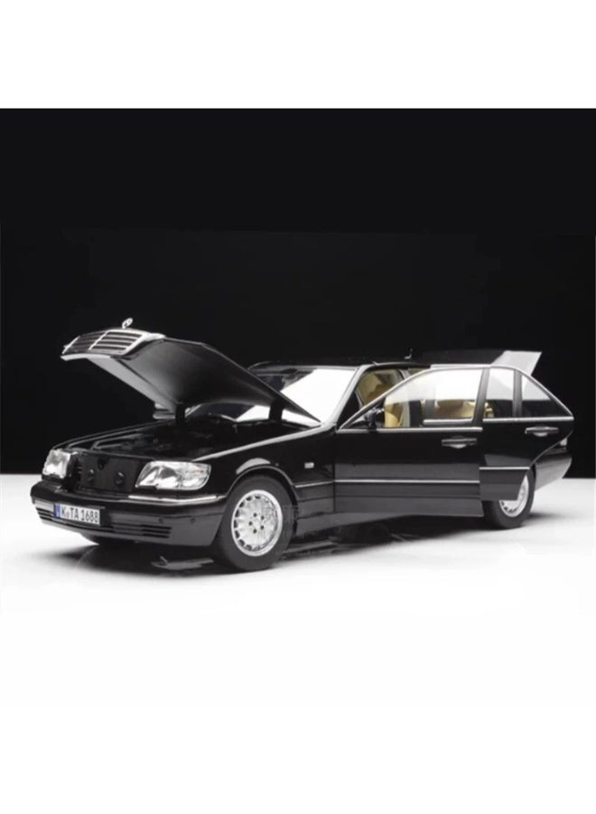 Dexo 1:24 Mercedes-Benz Classic Luxury Diecast Car Model – Retro Alloy Toy with Sound & Light (Black) - Image 4