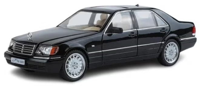 Dexo 1:24 Mercedes-Benz Classic Luxury Diecast Car Model – Retro Alloy Toy with Sound & Light (Black) - Image 1