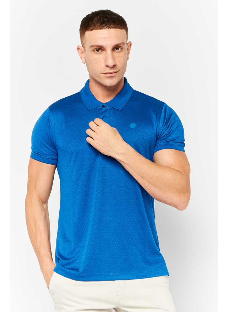 Men Regular Fit Brand Logo Short Sleeve Polo Shirt, Dark Blue - pzsku/ZE3C67102871C545A4353Z/45/_/1737642930/bafbfd02-7ec3-4d5a-b6b6-83864aeaea65