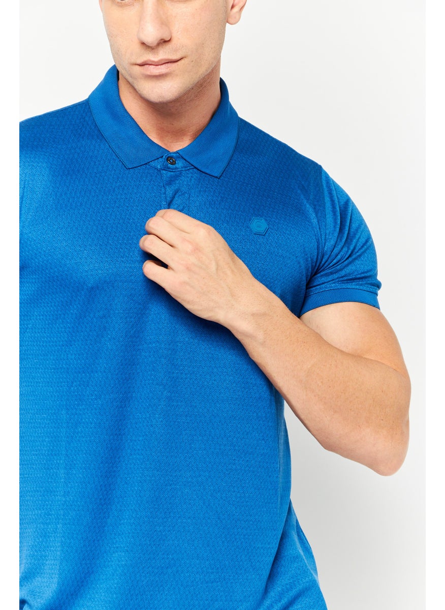 Men Regular Fit Brand Logo Short Sleeve Polo Shirt, Dark Blue - pzsku/ZE3C67102871C545A4353Z/45/_/1737642936/955cef61-b46a-46a6-87f8-984dccc16e19