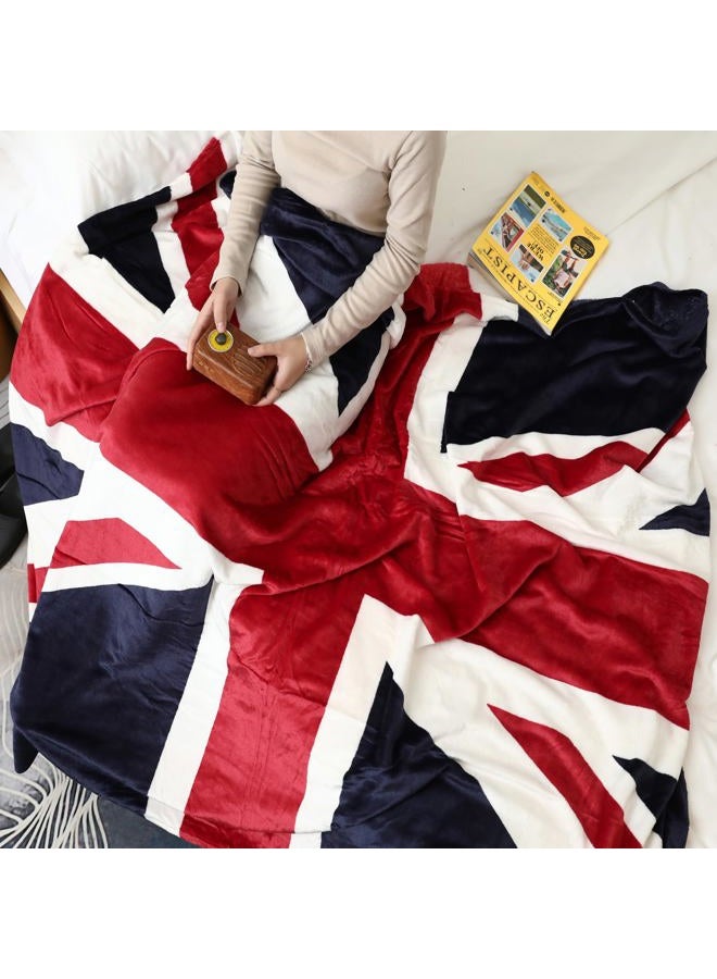 Sviuse British Flag Blanket, Super Soft Union Jack Throw Blanket Twin Size 60 80 Blanket for Bed Couch Chair Fall Winter Camping Living Room Office Gift - Image 3
