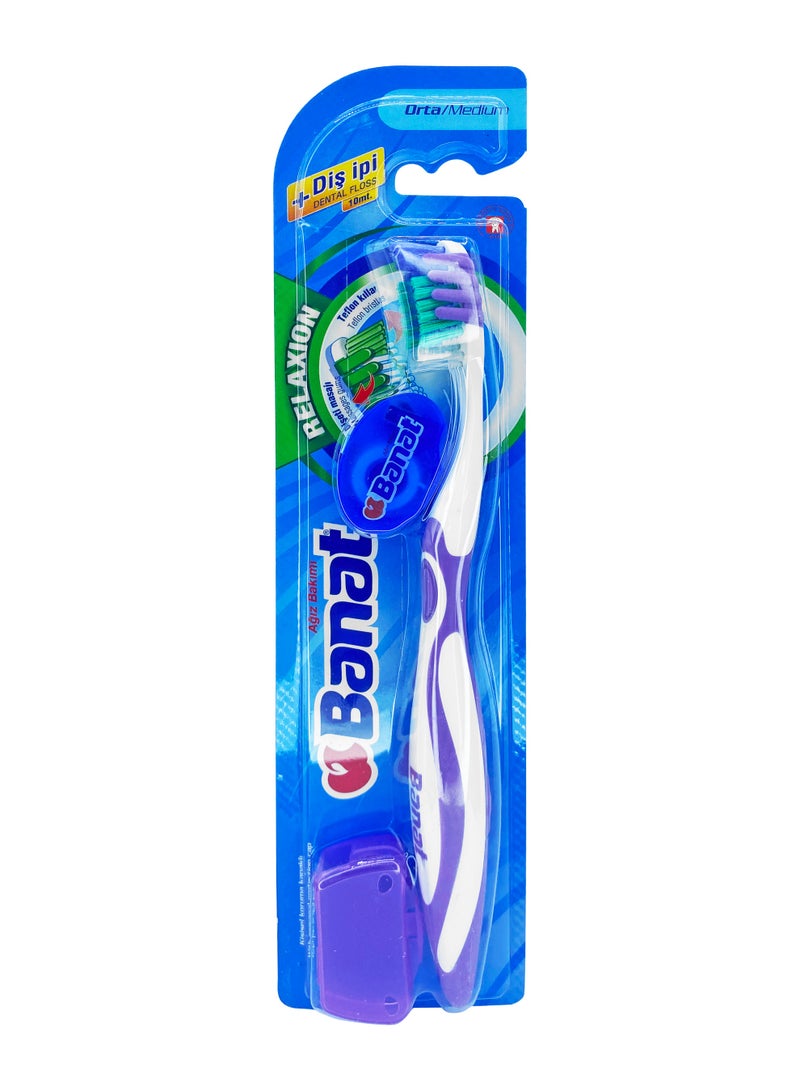 Banat Relaxion Adult Medium With Dentalfloss - Image 1