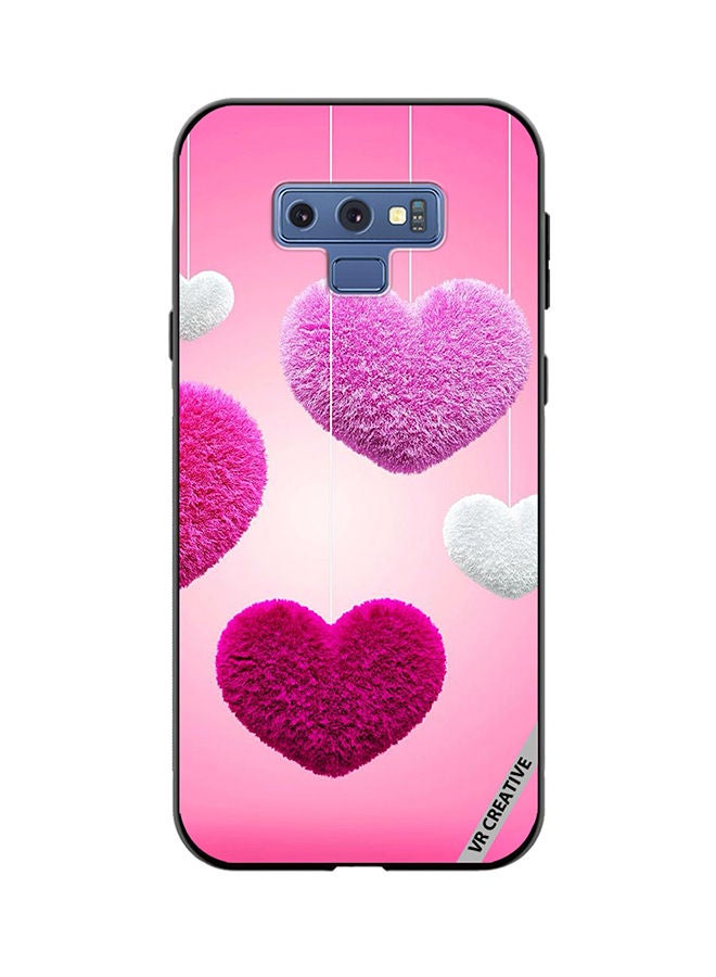VR CREATIVE Protective Case Cover For Samsung Galaxy Note 9 Colored Hearts Design Multicolour - Image 1