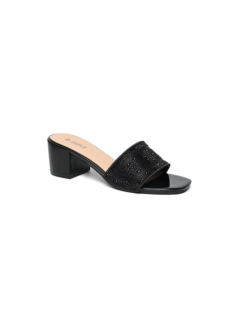 كيوبل Embellished heeled sandal