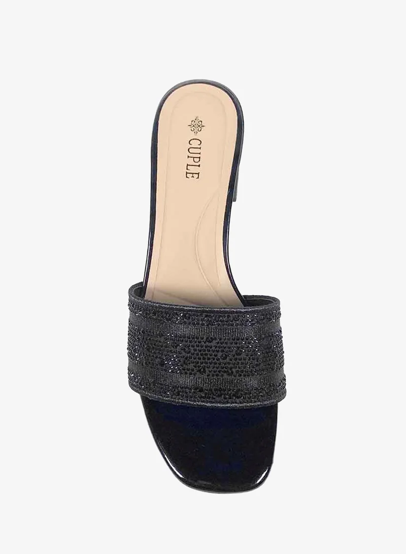 Cuple  Embellished heeled sandal for Women | Best Price UAE