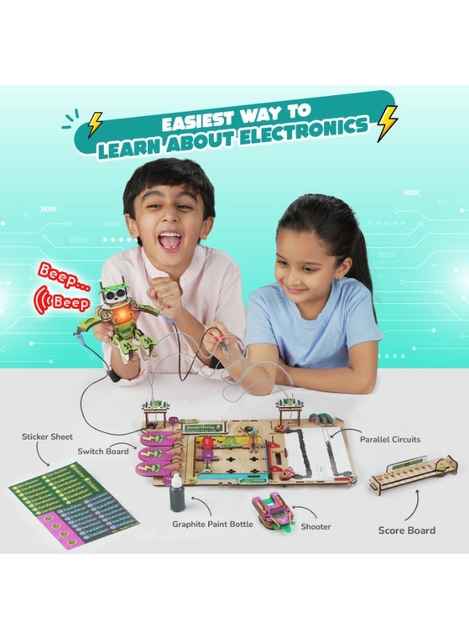 Smartivity Electro Play Lab DIY STEM Educational Toy Kit for Kids Age 6+ | Wooden Learning Toy | Build & Play | Gift for Boys & Girls - Image 5