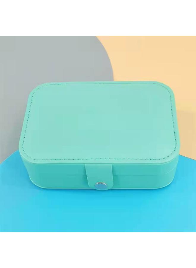 Portable Compact elry Travel Exquisite Necklace Earrings Large Capacity Ring Anti-oxidation elry elry Storage Box