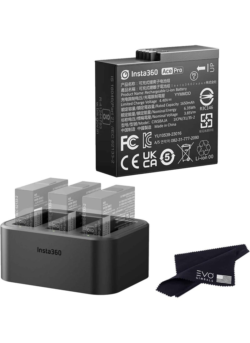 Insta360 Insta360 Ace Pro Battery  Fast Charge Hub Bundle  Includes Fast Charge Hub  1 Battery  - Image 1