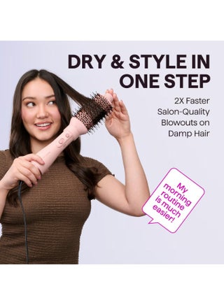 مجموعة فرشاة التجفيف، مجموعة فرشاة الهواء الساخن Wavytalk Air Sculpt 5 في 1، مصفف شعر متعدد لتصفيفات الصالون، تجاعيد ناعمة، تكثيف واستقامة، مظهر سلس وأقل تجاعيد - view 4