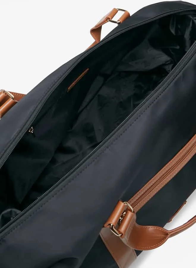 Wave Black Women Solid Duffel Bag for Women | Best Price UAE
