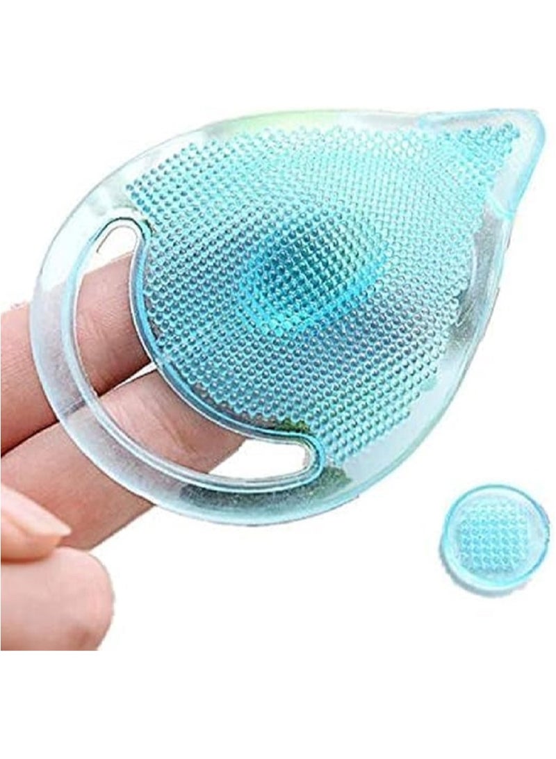 Exfoliating Facial Cleansing Pad - Facial Cleansing Brush Exfoliating Blackhead Remover - Silicone - Multicolor - Image 2