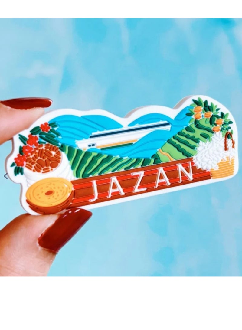 Jizan souvenir fridge magnet - Image 1