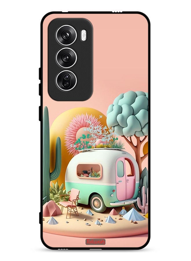 Tolwak Oppo Reno12 5G Protective Case Cover Senercy Art - Image 1