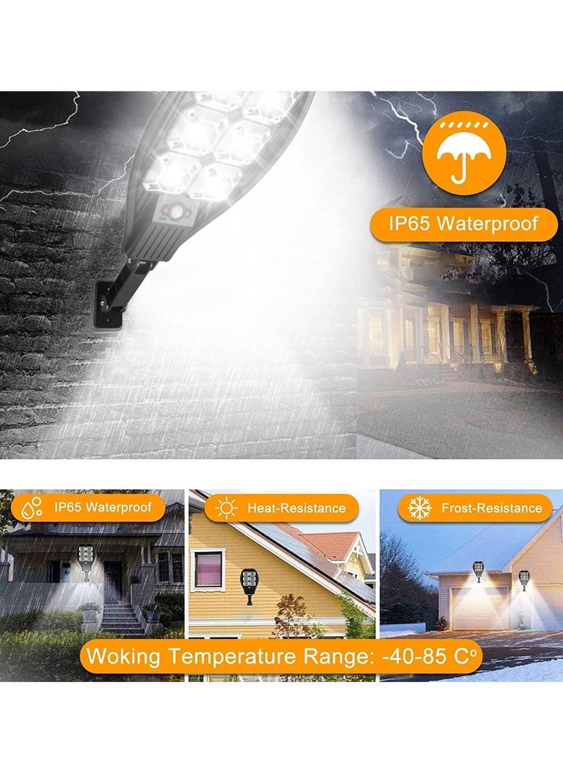 IP65 مقاوم للماء ضوء الجدار الشمسي خارج 3 طرق LED ضوء الشمس الشمسية استشعار الحركة مصباح الشارع الأمن