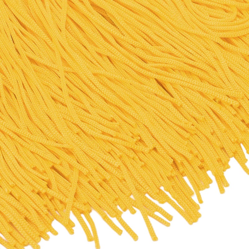 Long Fringed Tassel Table Skirt, Brightly Colored Soft Polyester Table Cloths with Hand - Cut Tassels for Party Decoration, DIY Craft and Home Festive Use (Yellow) - Image 5