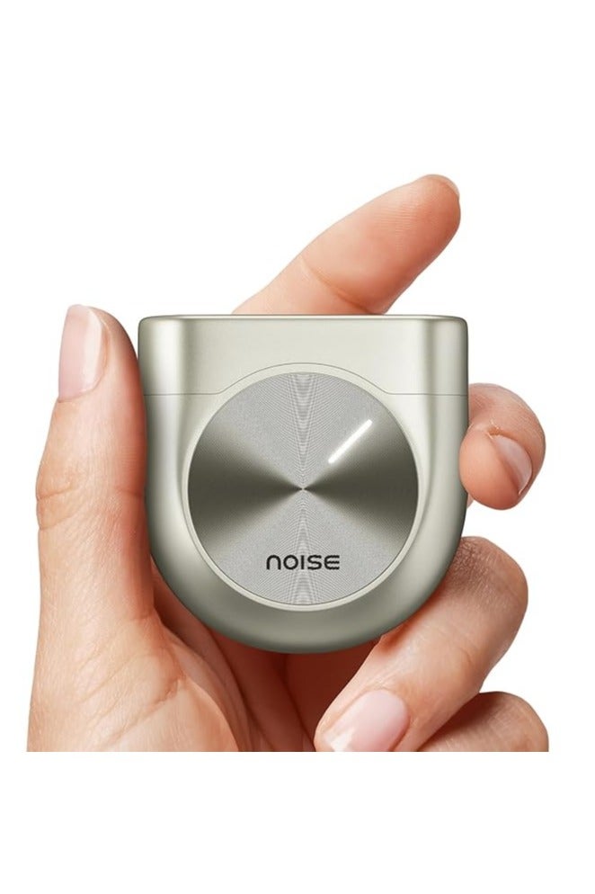 نويز مايكر Noise Master Buds, Sound by Bose in-Ear Bluetooth Earbuds, Up to 49dB Adaptive ANC, LHDC 5.0, Immersive Spatial Audio, 44H Playtime with 6 mic ENC, Dual Pairing, IPX5 Ear Buds TWS (Titanium) - Image 2
