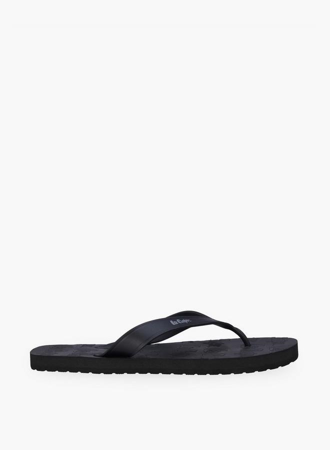 Lee Cooper Men Embossed Flip Flops - Image 1
