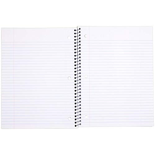 Mead Spiral Notebooks, 1 Subject, College Ruled Paper, 70 Sheets, 10-1/2" x 7-1/2", Shape It Up, Design May Vary, 3 Pack (38191) - Image 5