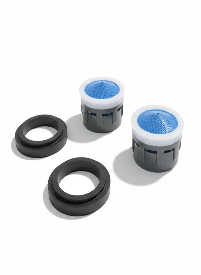 Acetap Water Saving Faucet Aerator for Bathroom & Kitchen Taps | Splash-Free Honeycomb Design | Easy Installation | Pack of 2 - Image 1