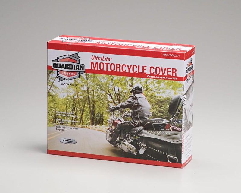 Dowco Guardian 26010-00 UltraLite Water Resistant Indoor/Outdoor Motorcycle Cover - Grey, Medium - Image 4