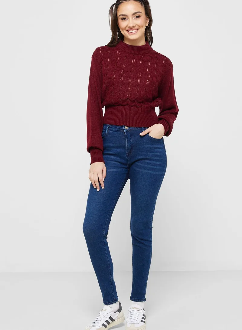 Ginger High Waist Skinny Fit Jeans
