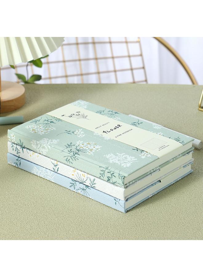 Bluejw Cross-border New Cloth-covered Notebook Handbook Hard-covered Ultra-thick Notebook A5 Hardcover Printed Notepad Student Diary - Image 5