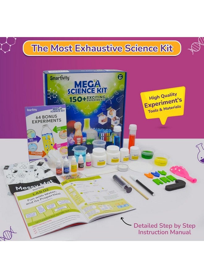 Smartivity Smartivity Mega Science Kit 150+ Science Experiment Kit for Kids 6 to 14 Years Old | Birthday Gifts for Boys & Girls | STEM Educational Toy for Kids 6,7,8,9,10,11,12,13,14 Years Old Kids  - Image 5