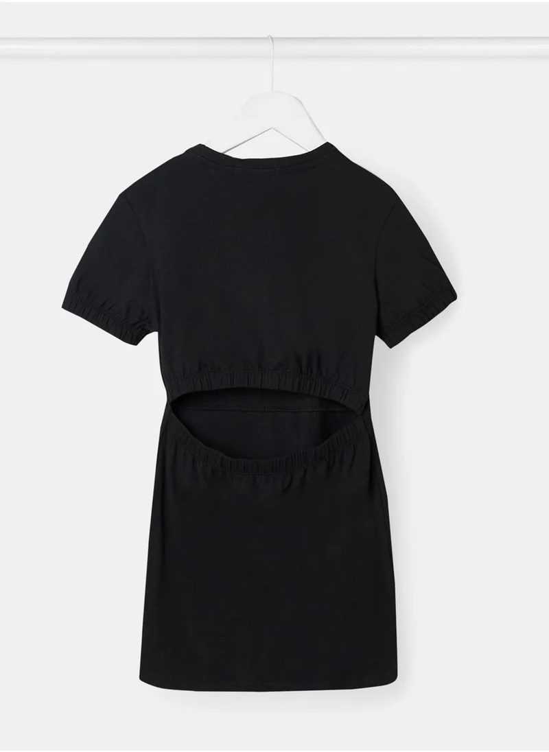 Calvin Klein Jeans Kids Puff Sleeve Dress