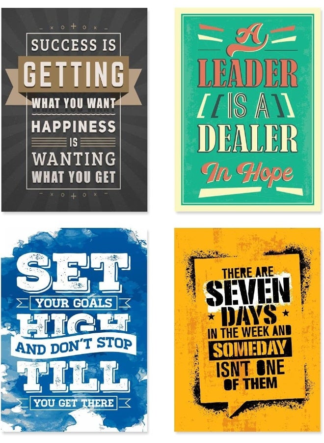 Paper Plane Design PAPER PLANE DESIGN Quote and Motivational Poster Set of 10 (Size 45 x 30 cm) - Image 3