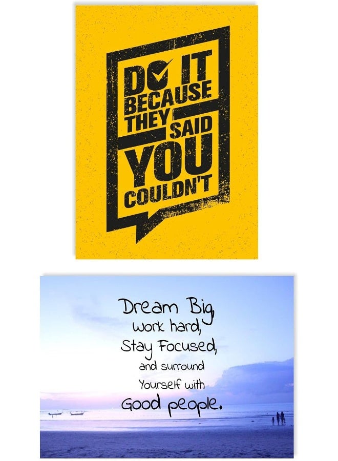 Paper Plane Design PAPER PLANE DESIGN Quote and Motivational Poster Set of 10 (Size 45 x 30 cm) - Image 4