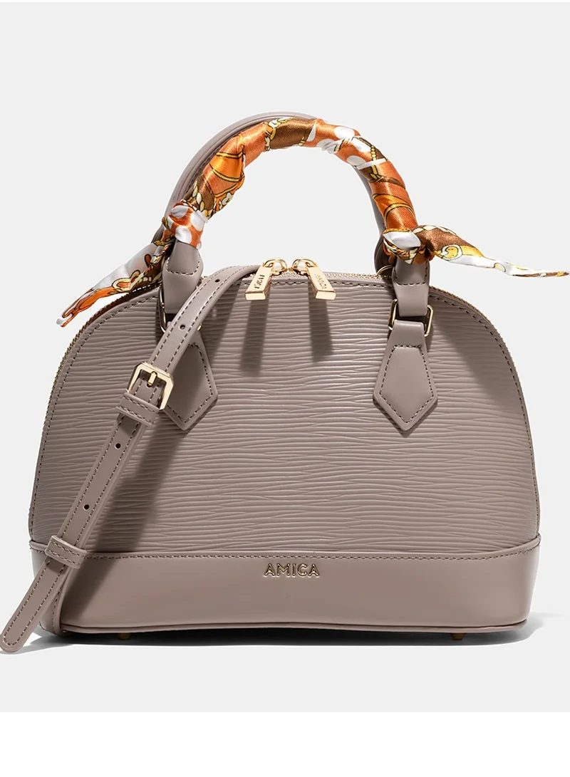 AMICA AMICA Carla Dome Shaped Mini Bag - Taupe